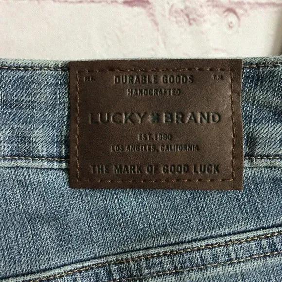 Lucky Brand Lolita Boot Cut Mid Rise Curvy Fit Denim Blue Jeans - Size 0/25 Long