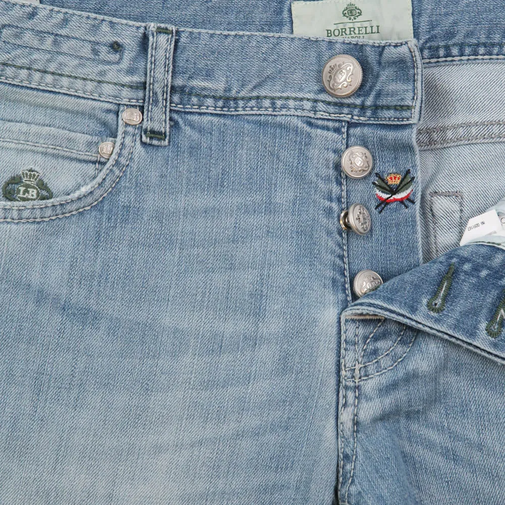 Luigi Borrelli Denim Blue Jeans - Super Slim - 34 US / 50 EU