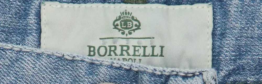 Luigi Borrelli Denim Blue Jeans - Super Slim - 34 US / 50 EU