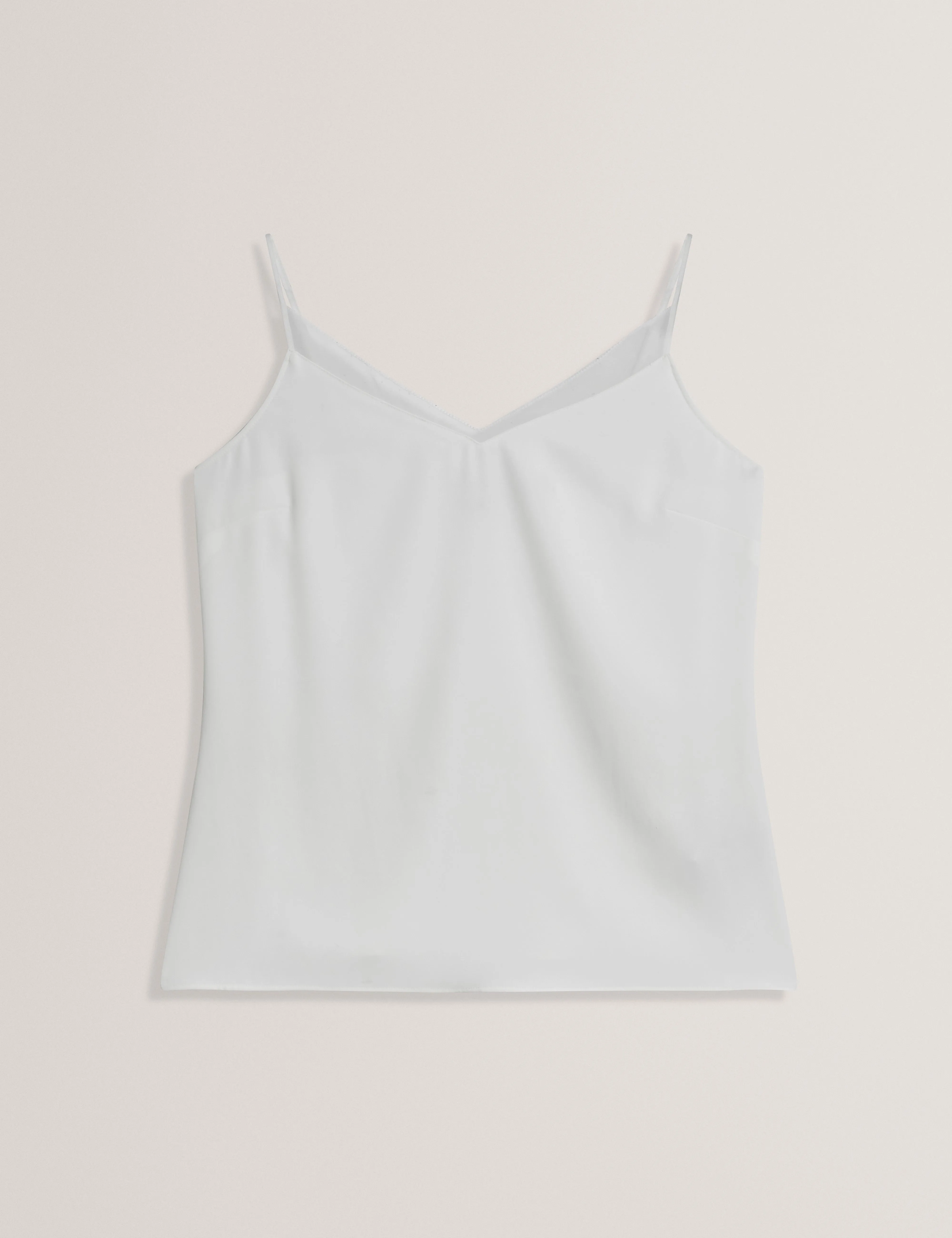 Lulea Chiffon Insert Cami Top Ivory