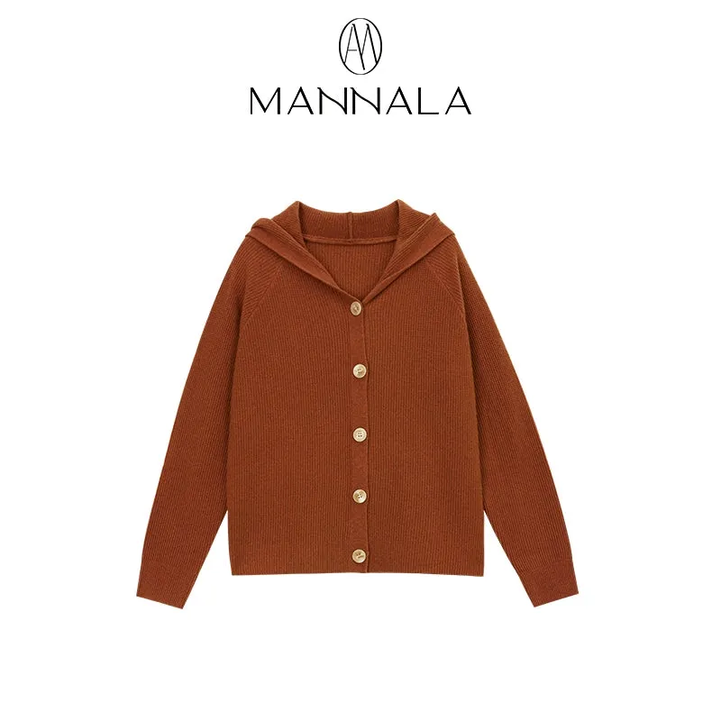 Luxe Knitted Hooded Cardigan
