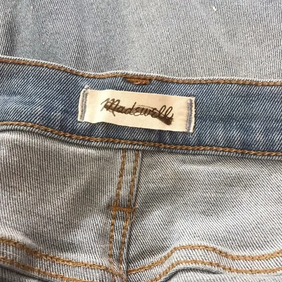Madewell 10&quot; High-Rise Skinny Crop Jeans size 28 NWOT