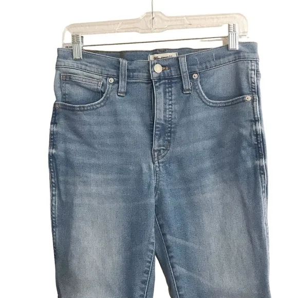 Madewell 10&quot; High-Rise Skinny Crop Jeans size 28 NWOT