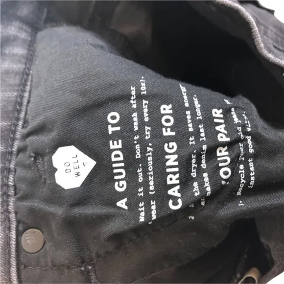 Madewell Black 9&quot; High Rise Skinny Denim Jeans
