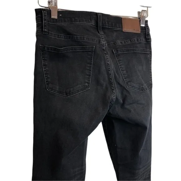 Madewell Black 9&quot; High Rise Skinny Denim Jeans