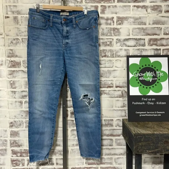 Madewell high rise skinny jeans size 32
