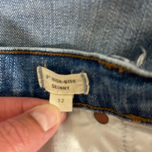 Madewell high rise skinny jeans size 32