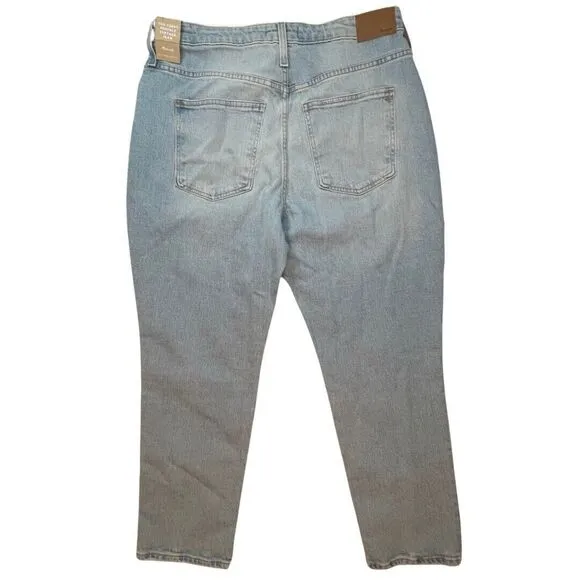 Madewell Jeans 32 Curvy Perfect Vintage Jean Straight Leg High Rise Denim Pants