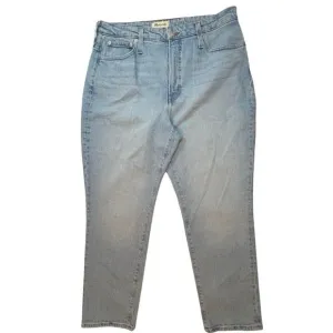 Madewell Jeans 32 Curvy Perfect Vintage Jean Straight Leg High Rise Denim Pants