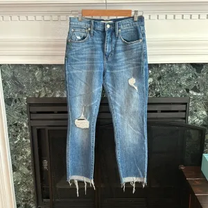 Madewell The Petite High-Rise Slim Boyjean Lita Wash: Step-Hem Edition size 25
