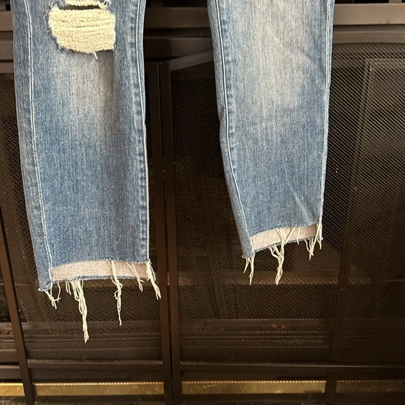 Madewell The Petite High-Rise Slim Boyjean Lita Wash: Step-Hem Edition size 25