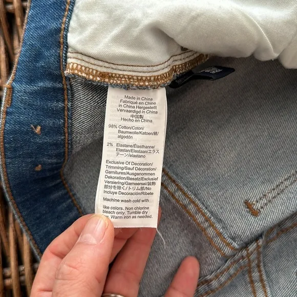 Madewell The Petite High-Rise Slim Boyjean Lita Wash: Step-Hem Edition size 25