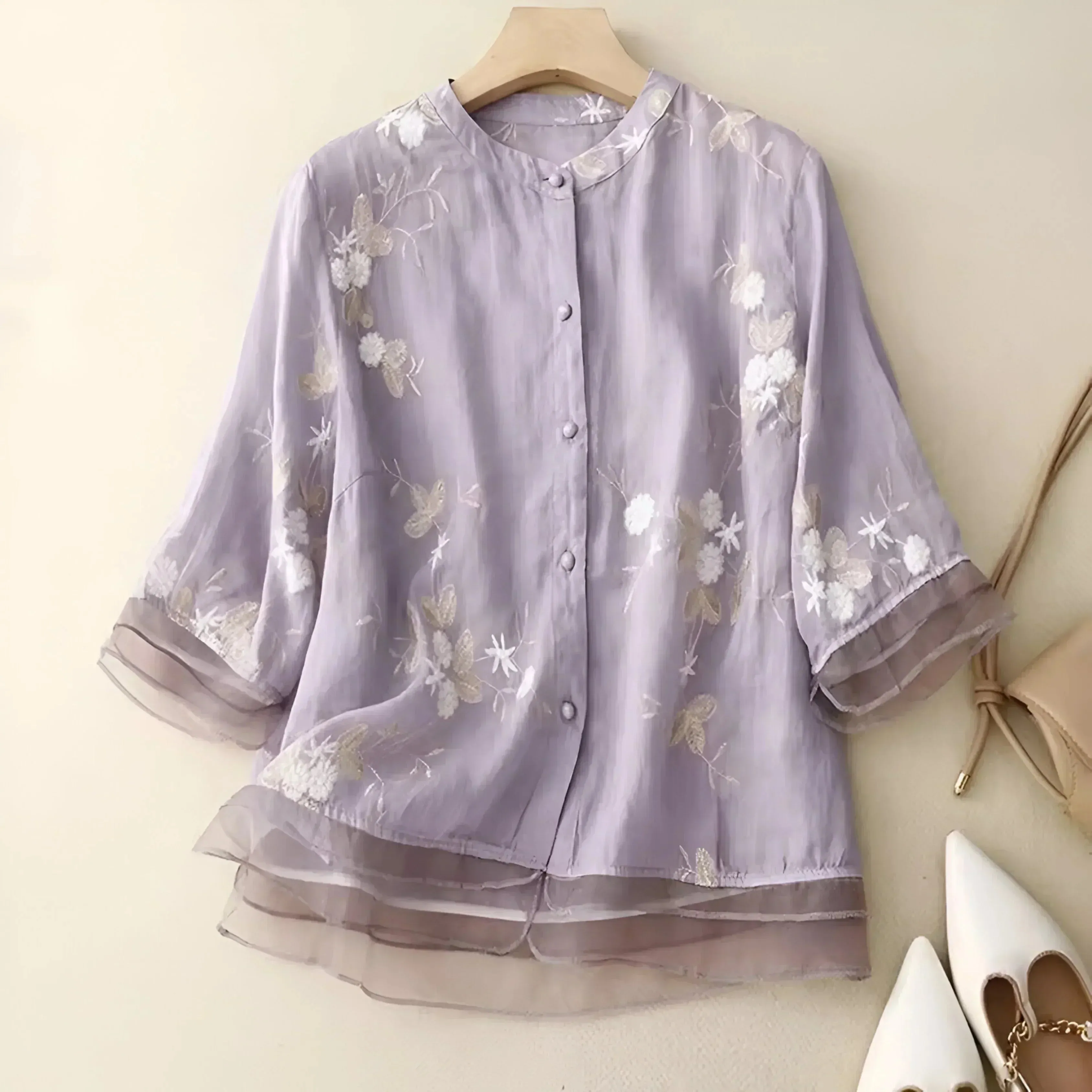 Magda | Embroidered Floral Blouse