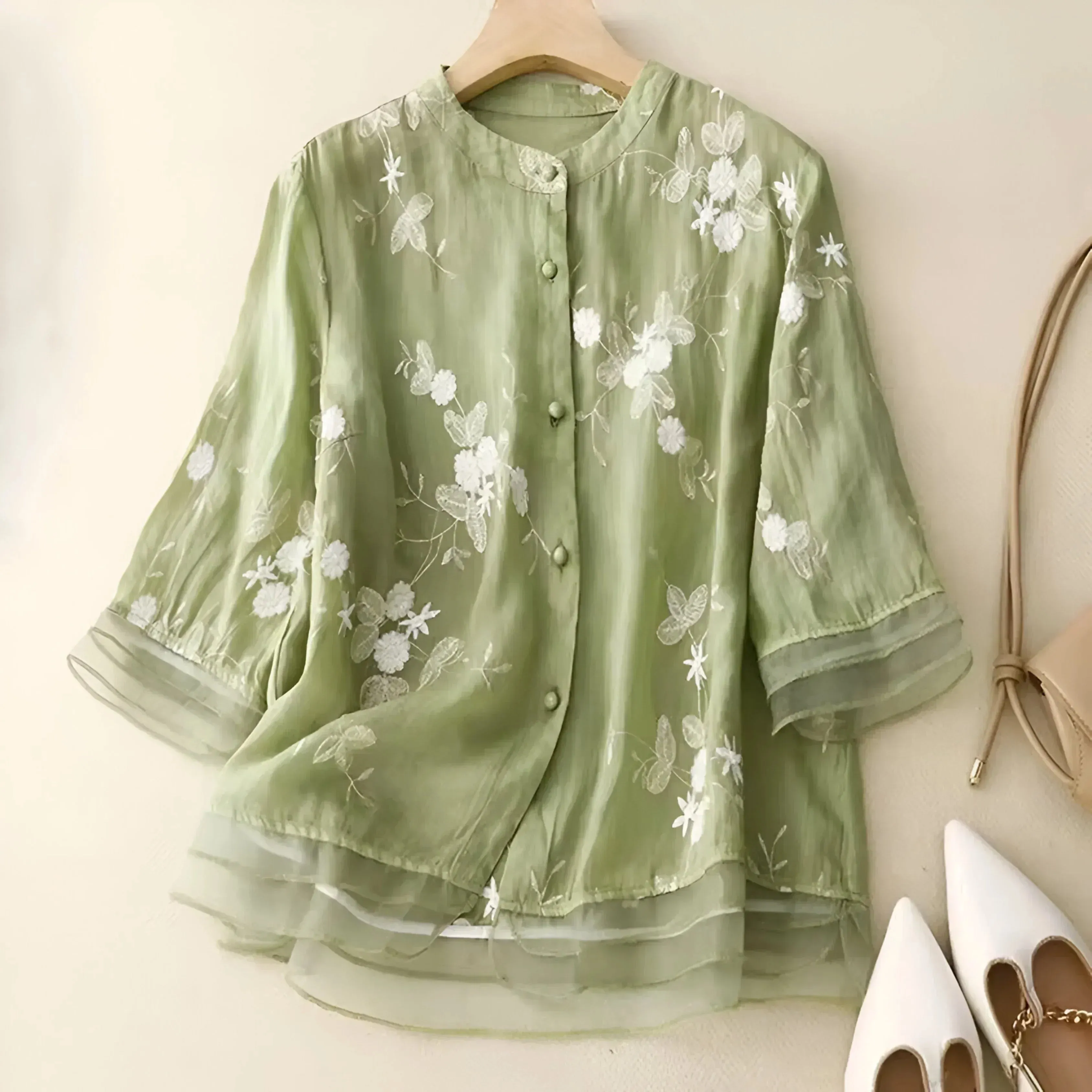 Magda | Embroidered Floral Blouse