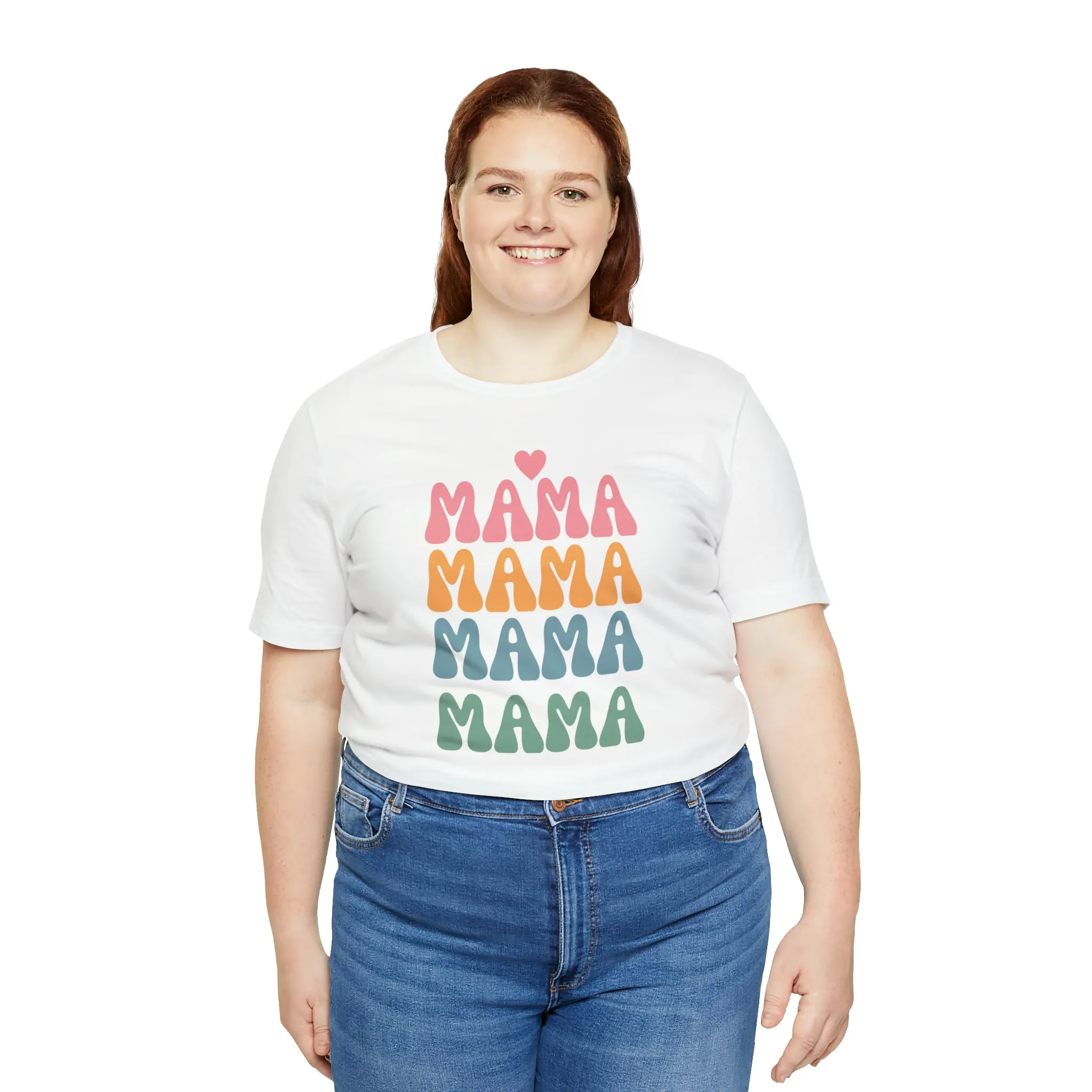 Mama Mama Mama  T-Shirt | Love Mom Tee |  Bella Canvas 3001 Unisex |  Mother Short Sleeve Tshirt