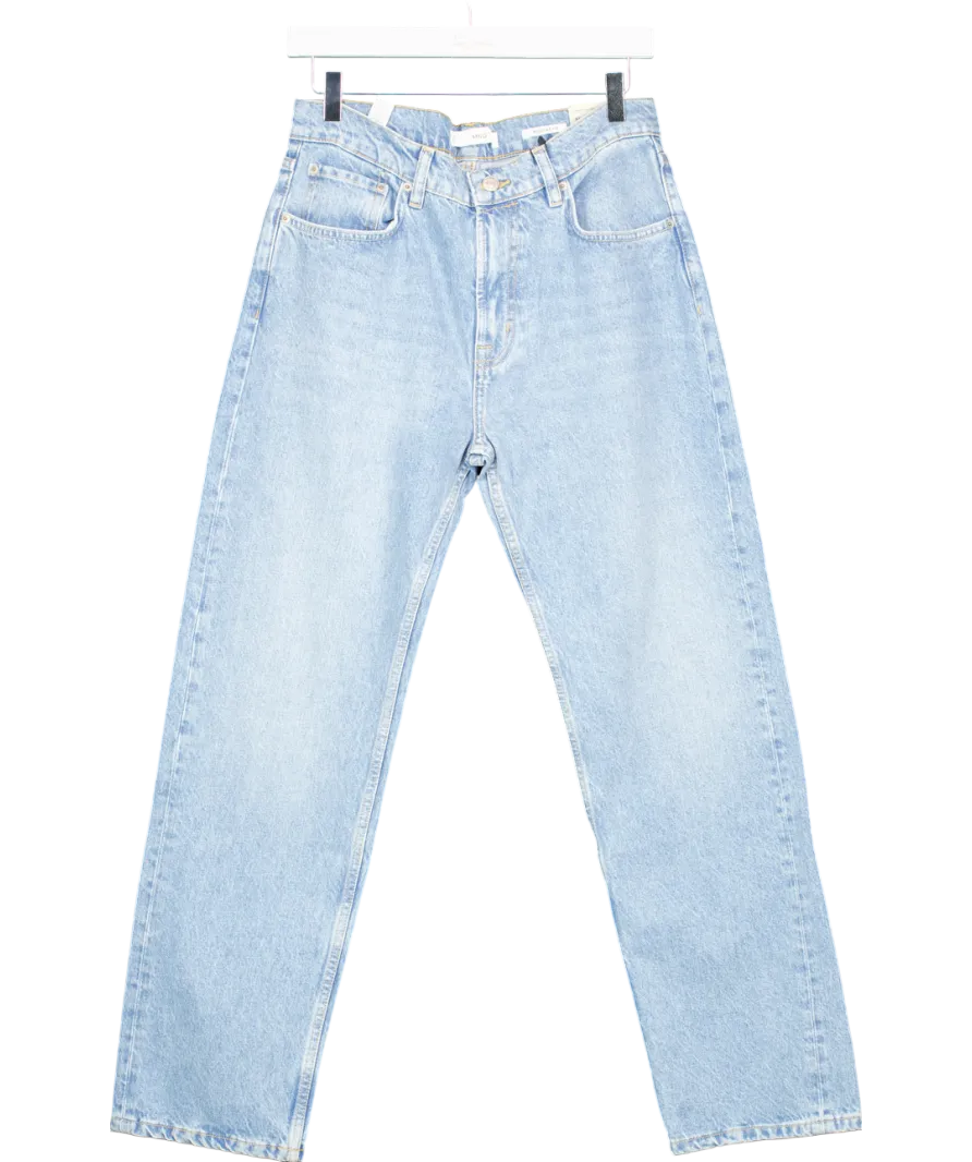 MANGO Blue Regular Waist Classic Fit Jeans UK 12