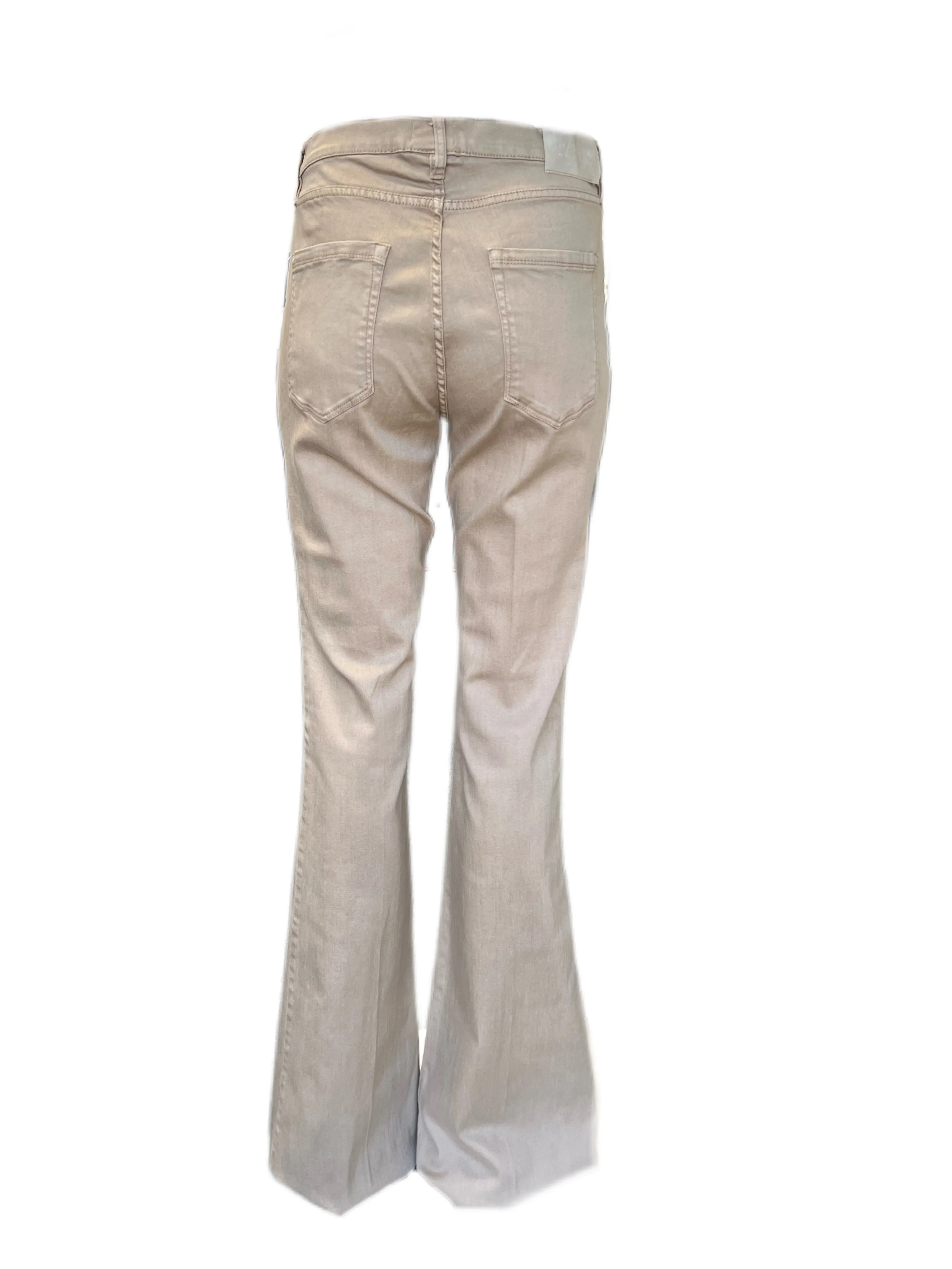Marella By Max Mara Women's Sand Haway Flared Leg Pants Size 12 NWT