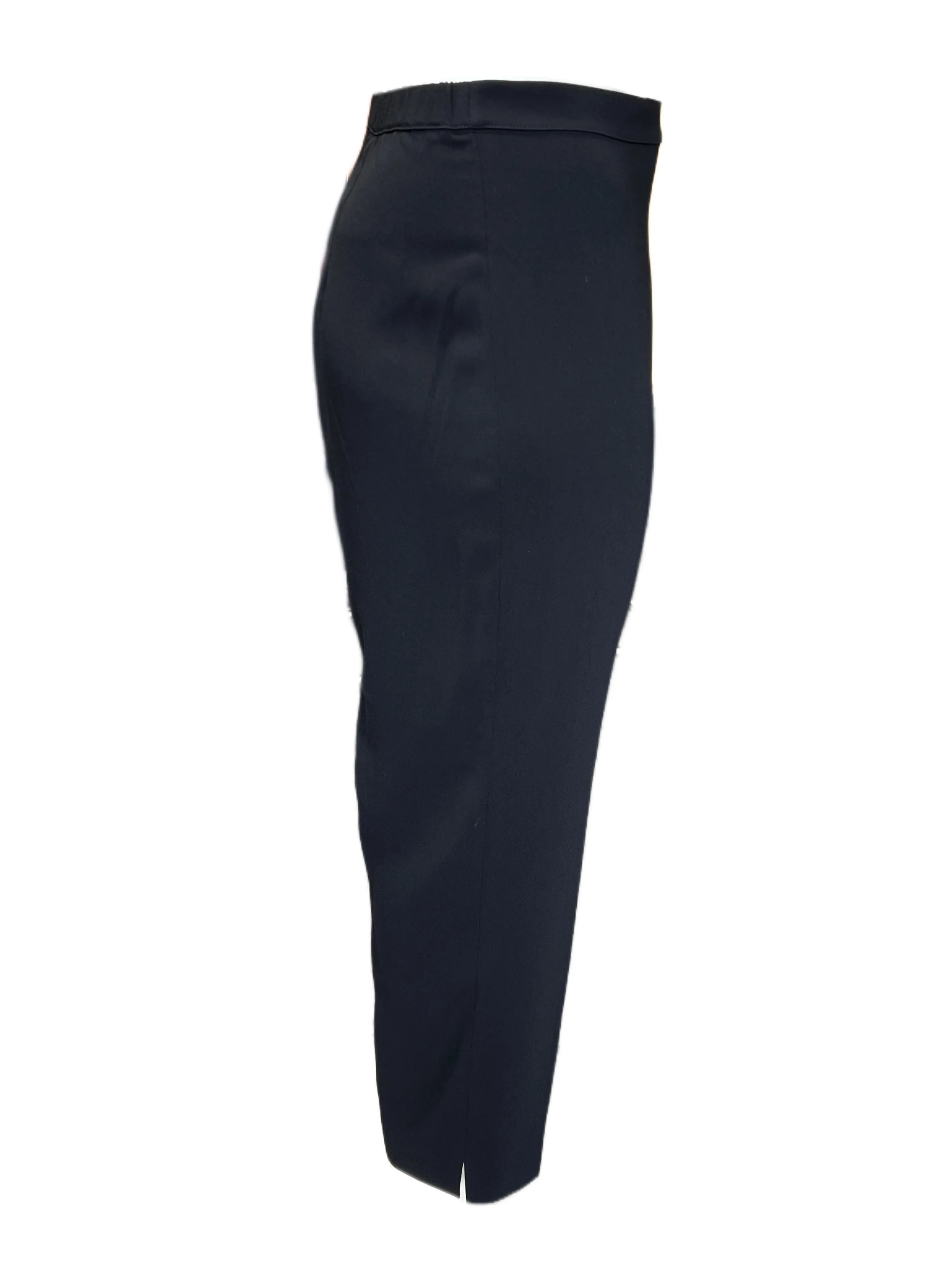 Marina Rinaldi Women's Black Ribalta Straight Pants NWT