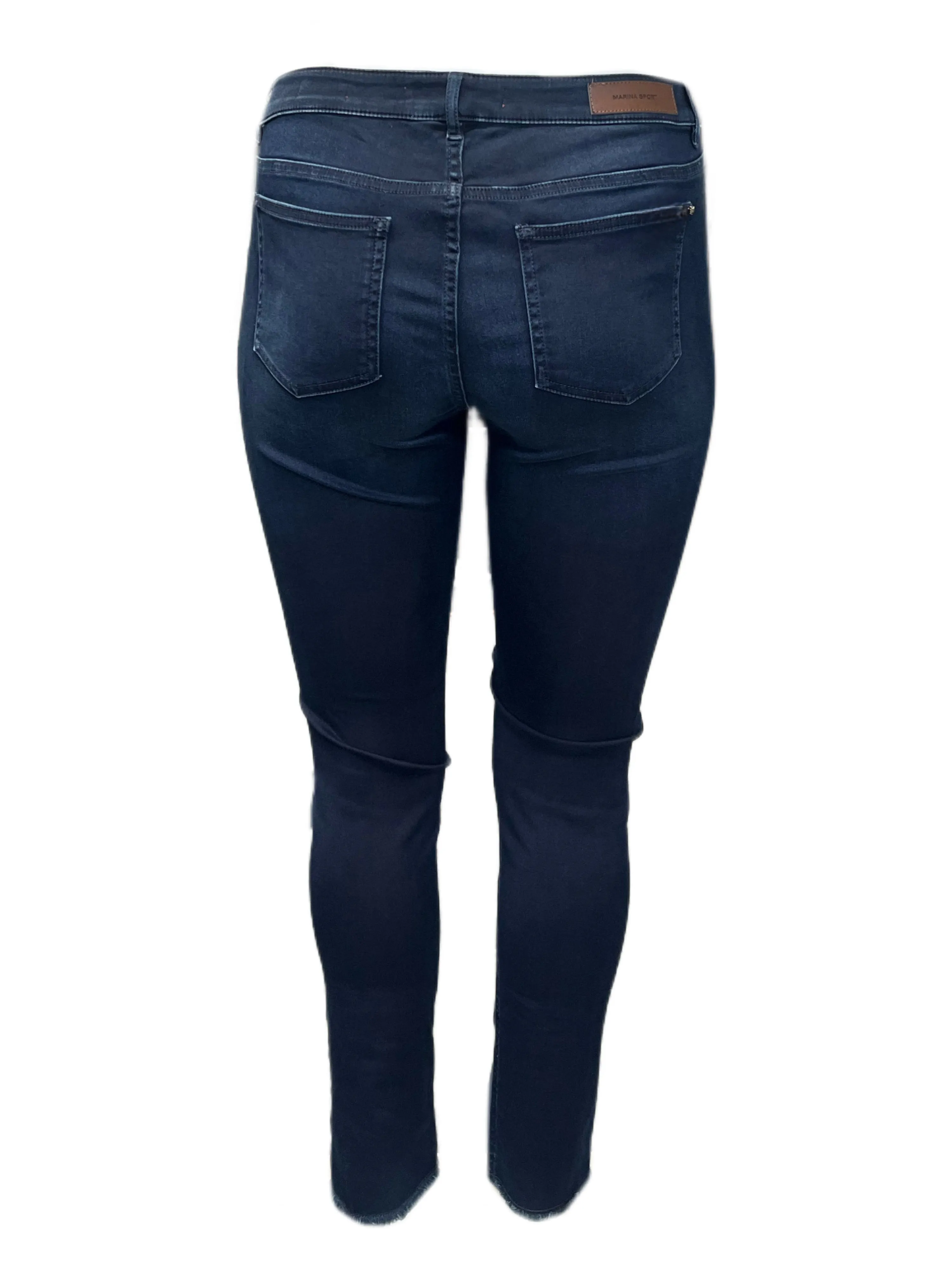 Marina Rinaldi Women's Blue Idrovoro Skinny Pants NWT