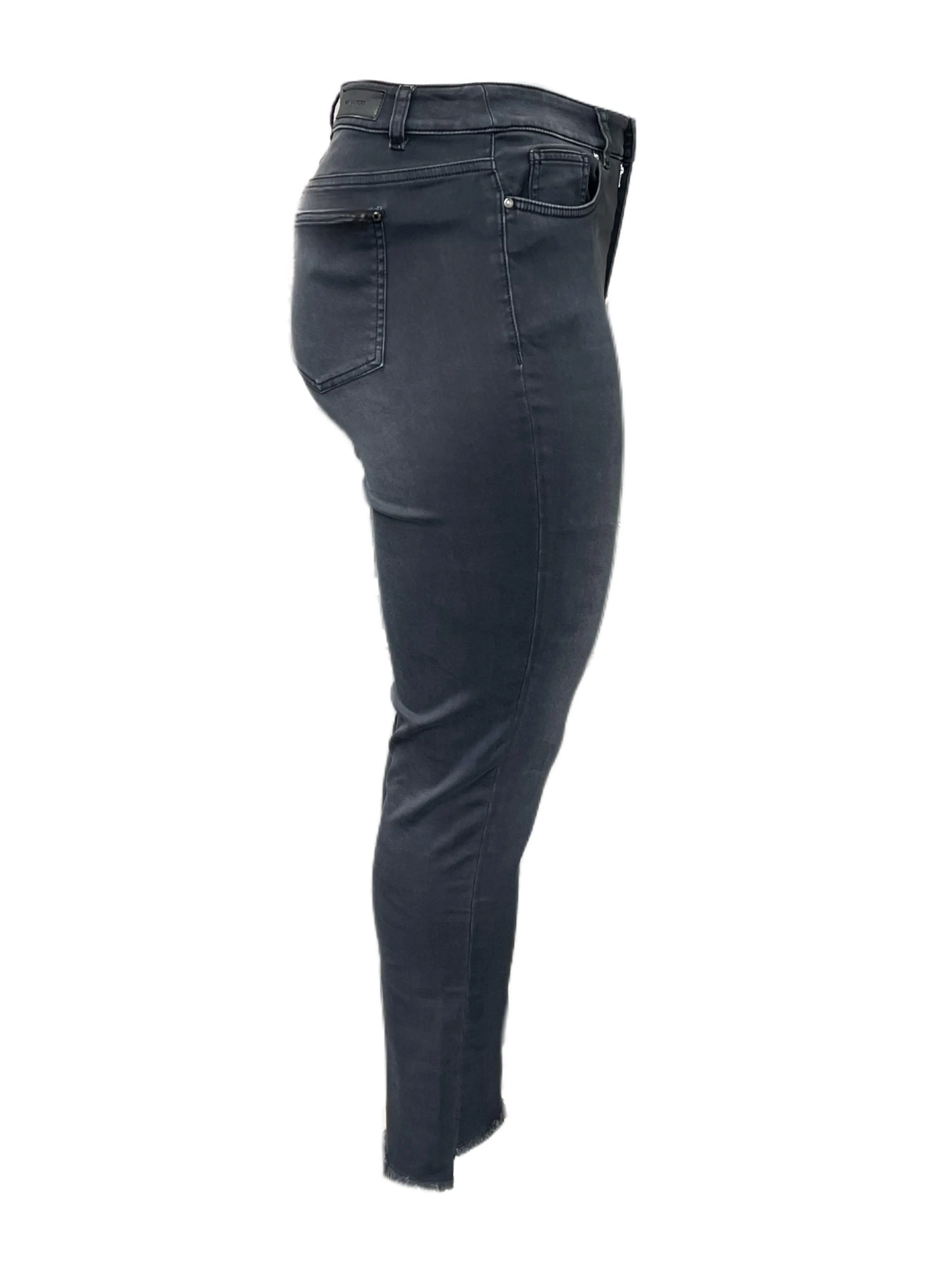 Marina Rinaldi Women's Grey Idrovoro Denim Pants NWT