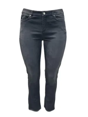 Marina Rinaldi Women's Grey Idrovoro Denim Pants NWT