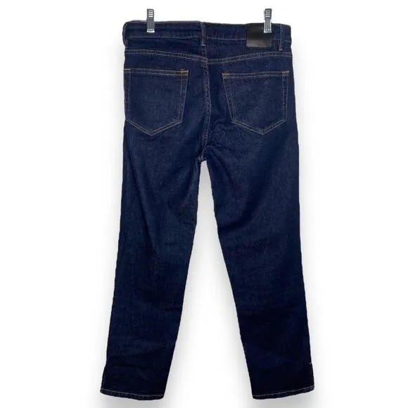 Massimo Dutti Mid Waist Slim Cropped Fit Jeans Size 4
