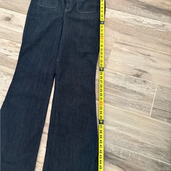 Mauve  Anthropology size 33 tall Women's Dark Blue Jeans. New