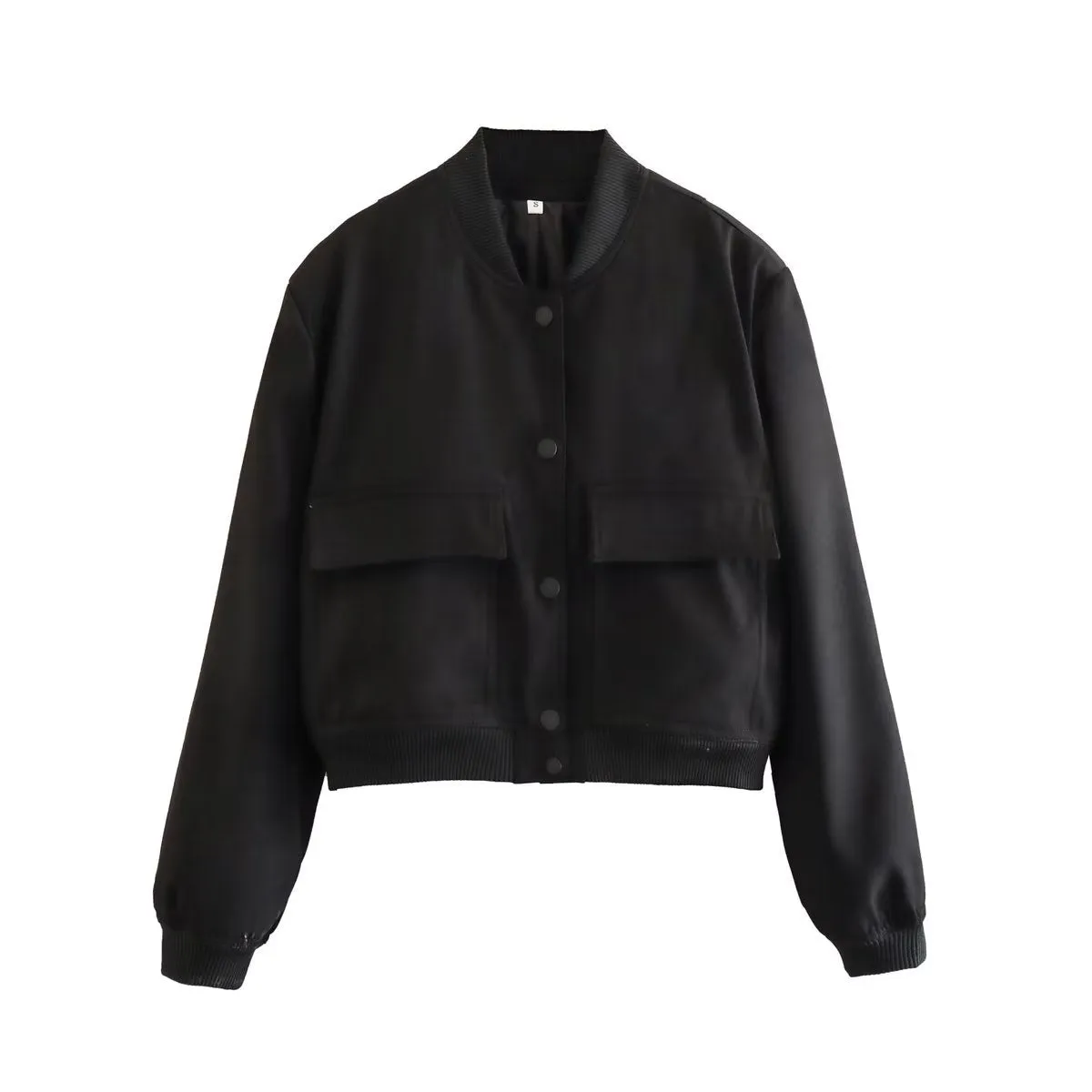 Maven Black Bomber Jacket for Women - Effortless Style & Versatile Fit