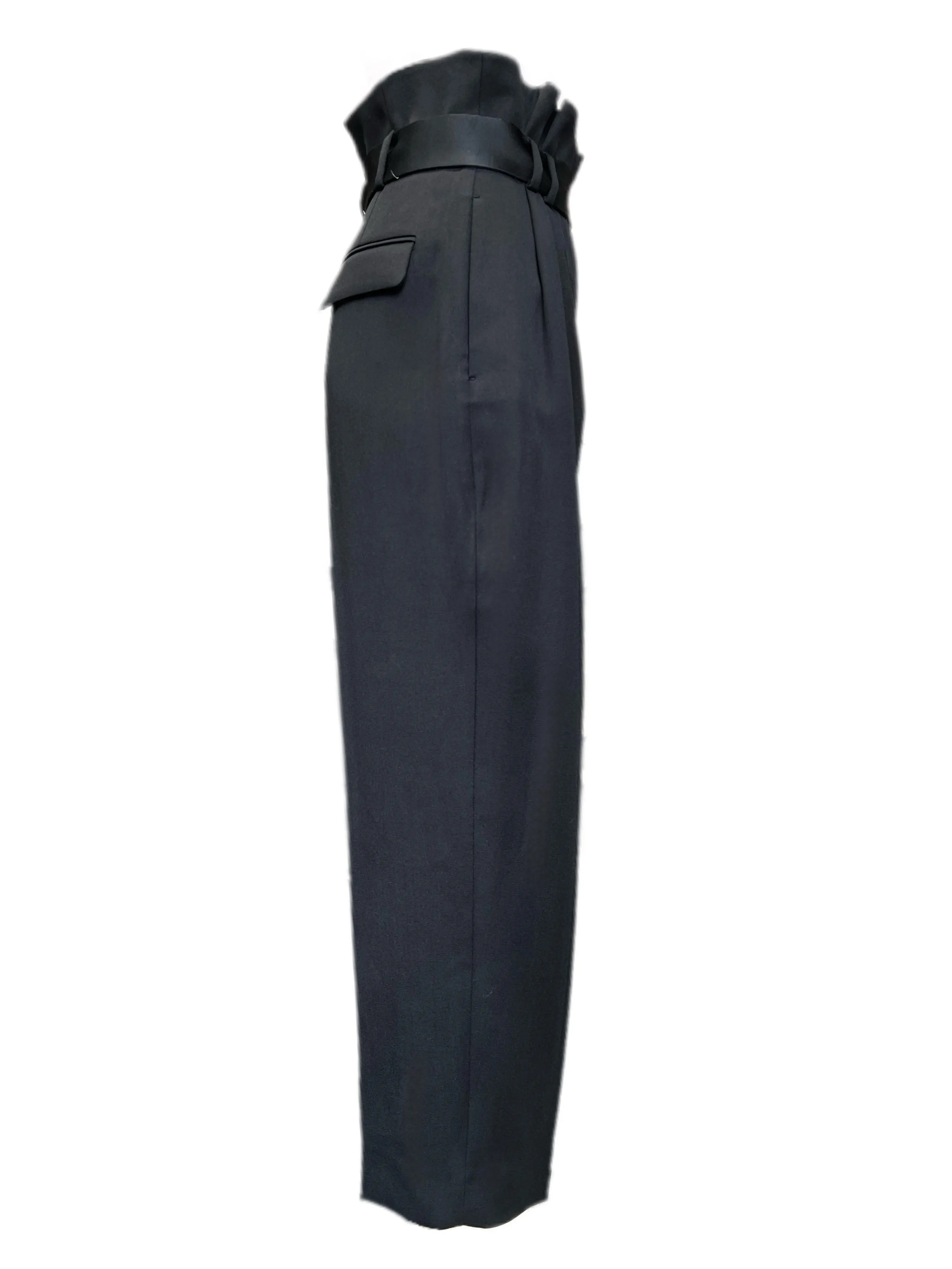 Max Mara Women's Black Addotto Straight Pants Size 10 NWT