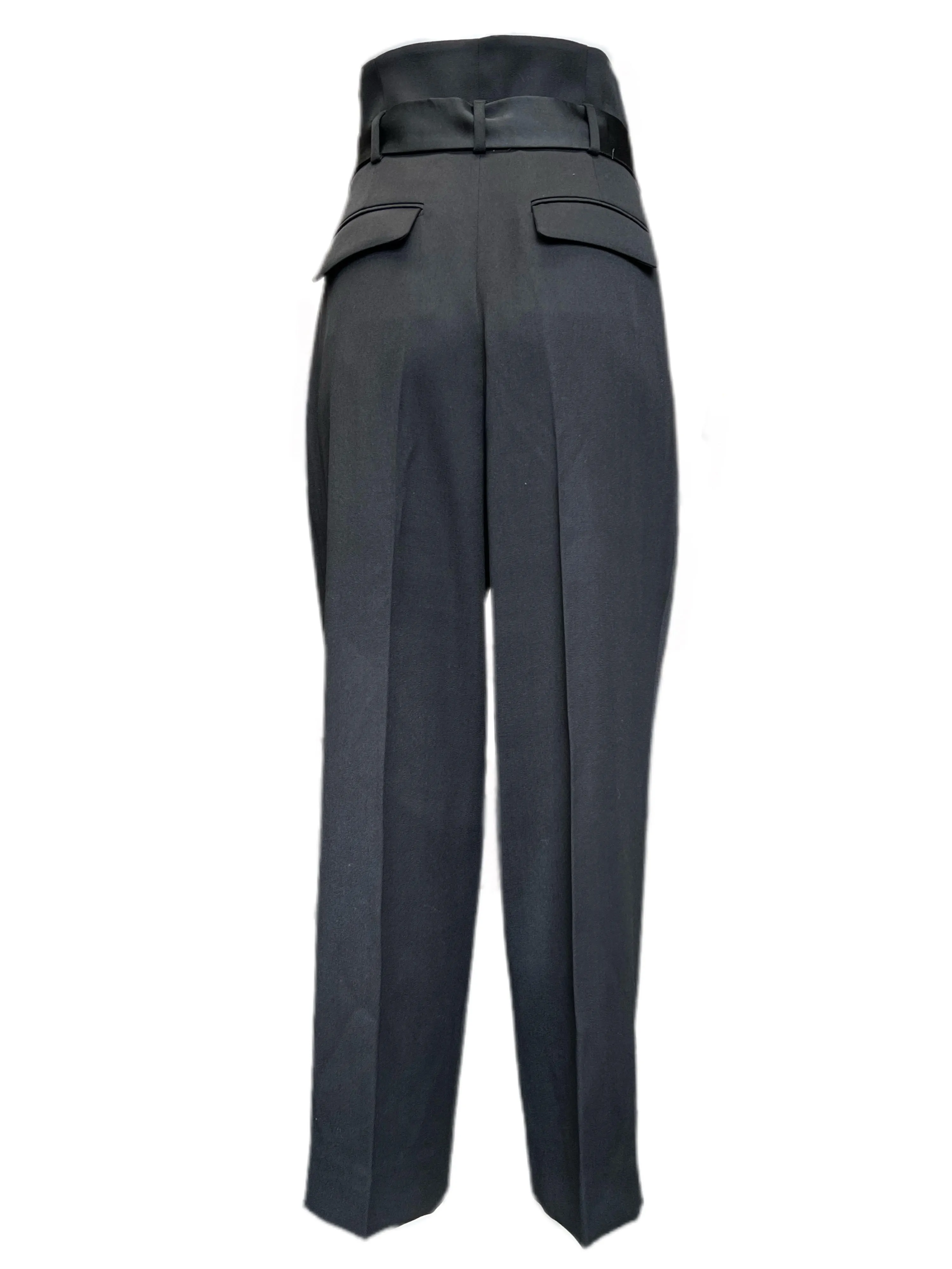 Max Mara Women's Black Addotto Straight Pants Size 10 NWT