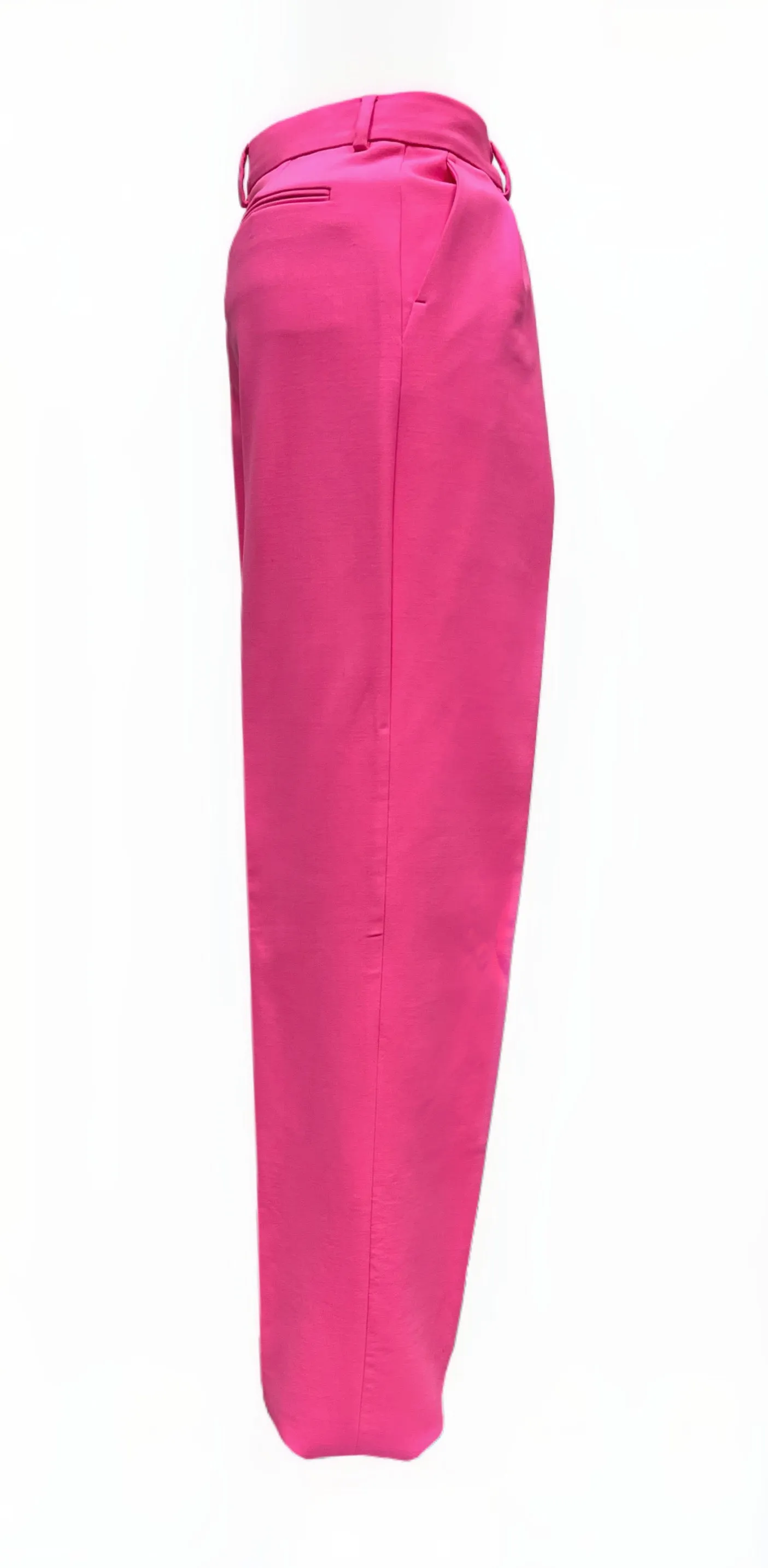 Max Mara Women's Fuchsia Tibet Straight High Rise Pants NWT