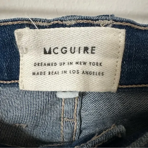 McGuire Newton Skinny Jeans Rosebud Embroidery Size 29