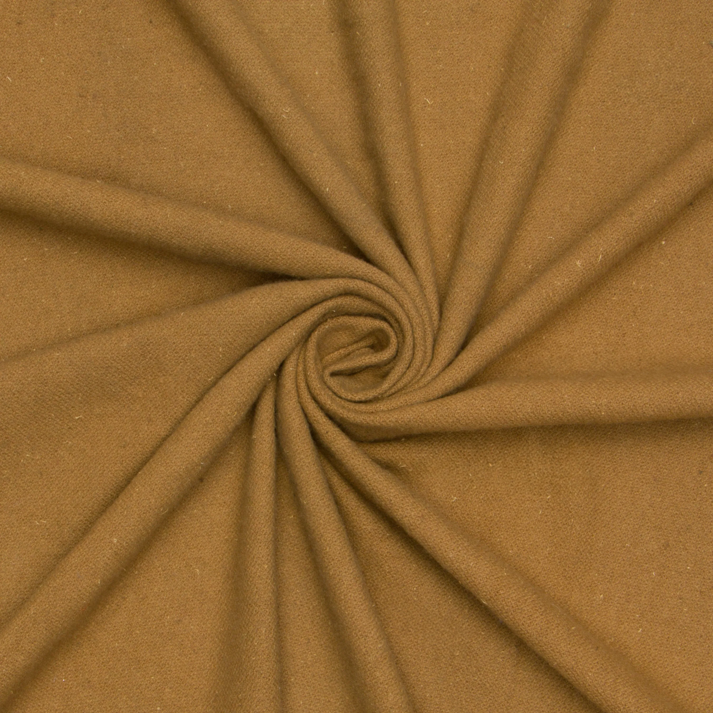 Melton Fabric Brown