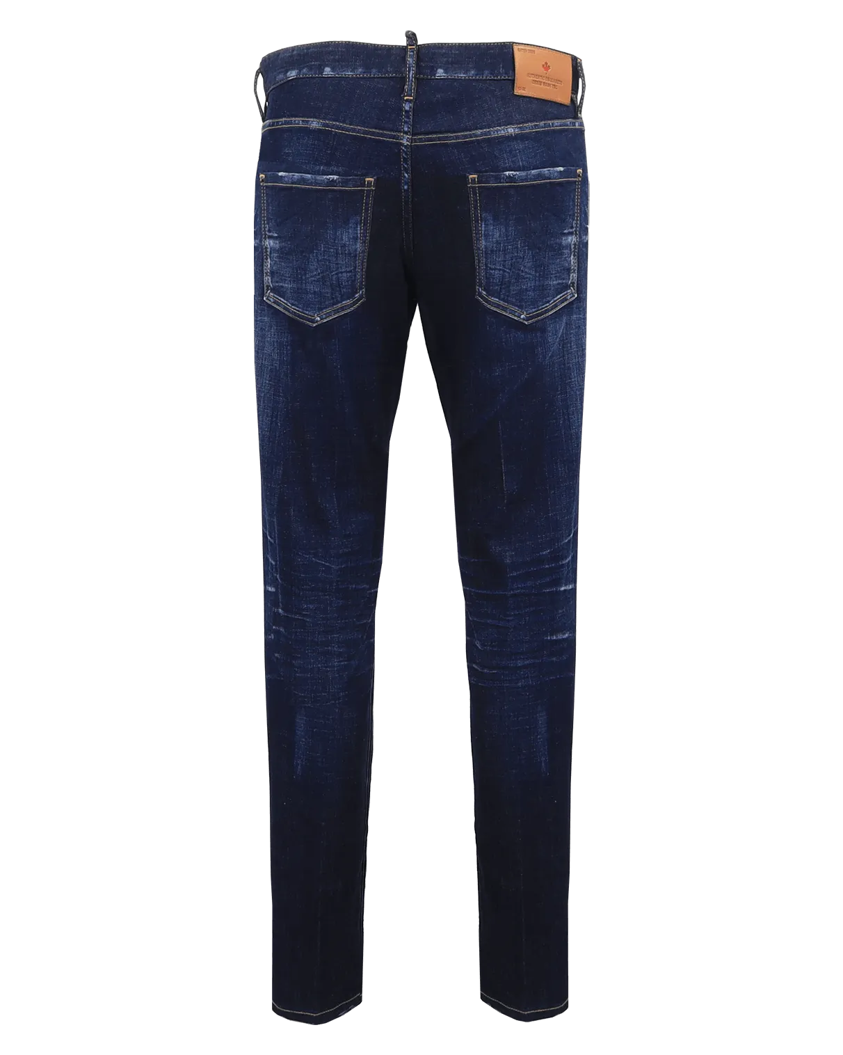 Men Dark Clean Wash Skater Blue