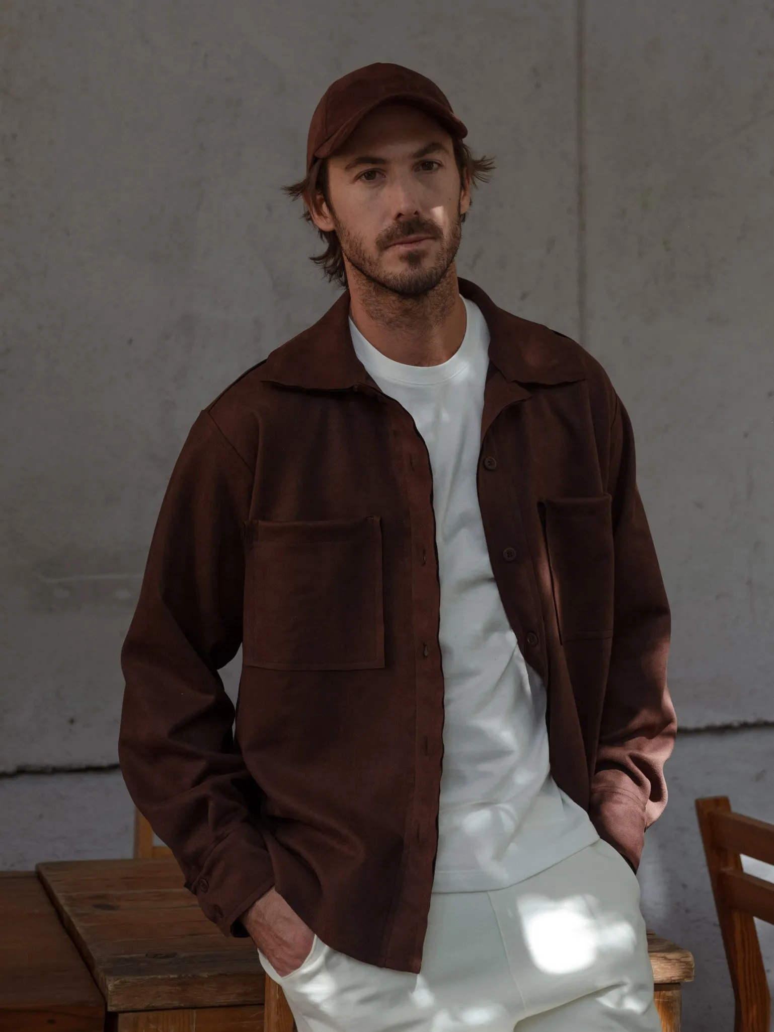 MEN RIGHT FIT TEE - CREAMY