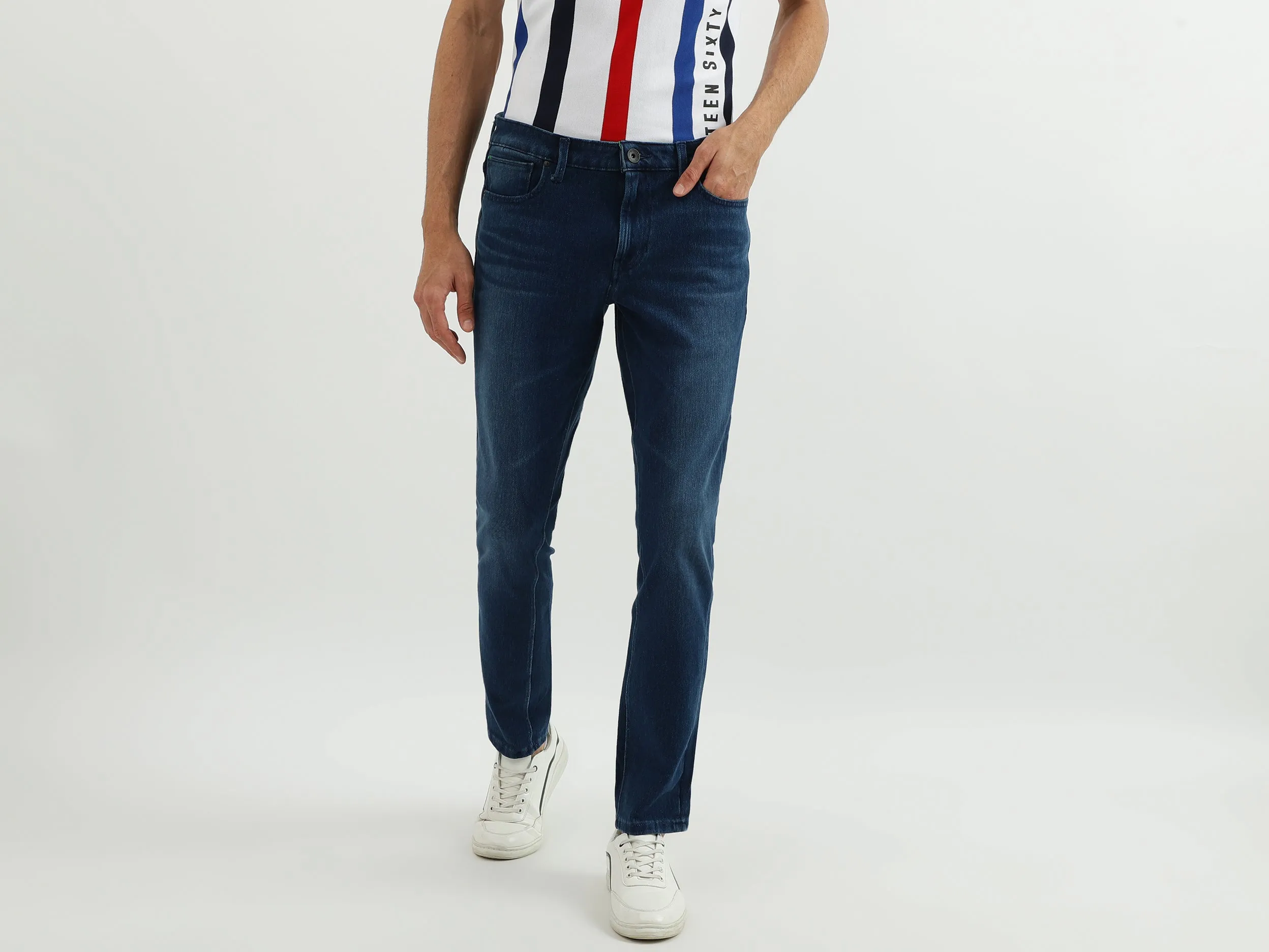 Men Solid Skinny Fit Jeans