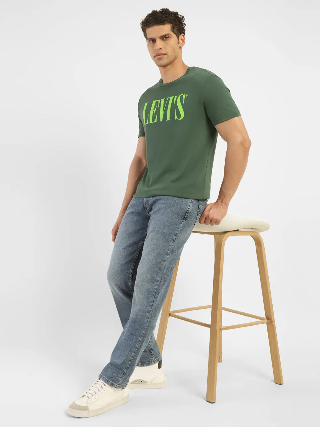 Men's 511 Blue Slim Fit Mid Rise Jeans