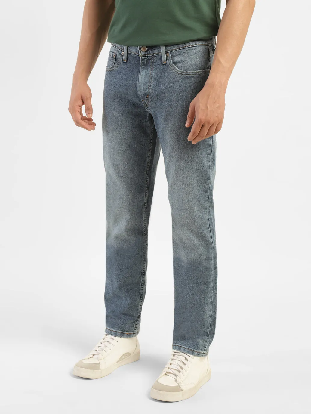 Men's 511 Blue Slim Fit Mid Rise Jeans