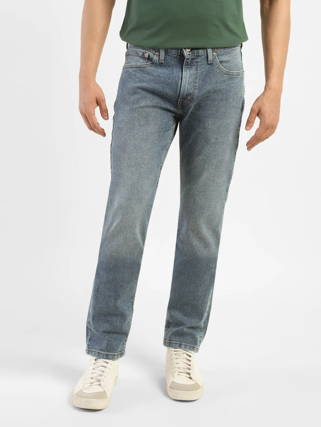 Men's 511 Blue Slim Fit Mid Rise Jeans