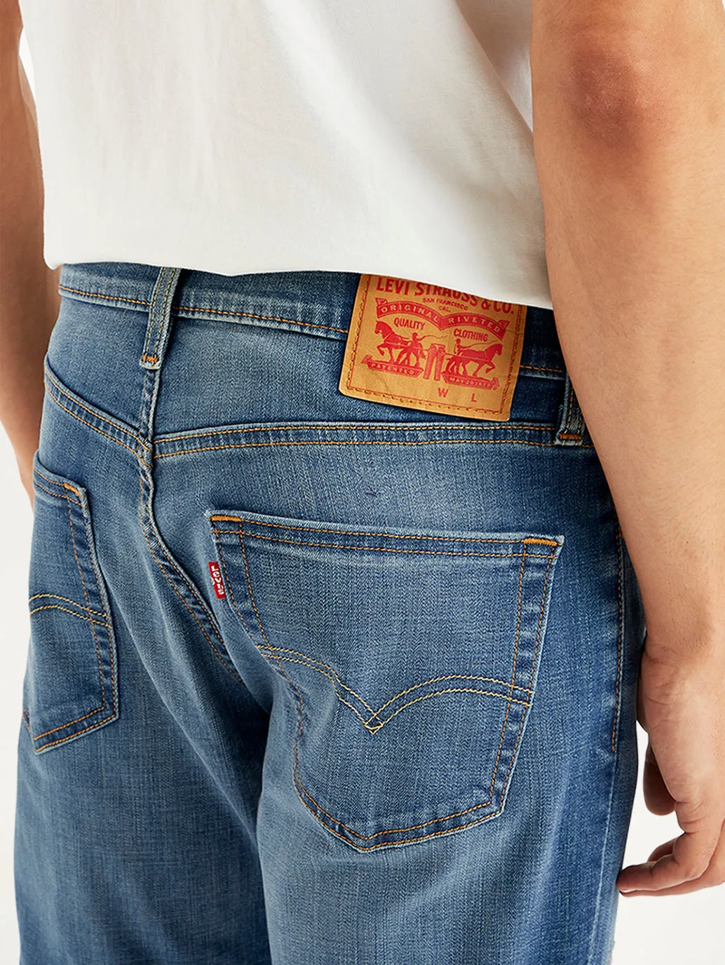 Men's 511 Blue Slim Fit Mid Rise Jeans