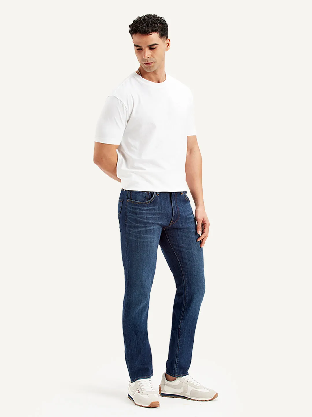 Men's 511 Blue Slim Fit Mid Rise Jeans