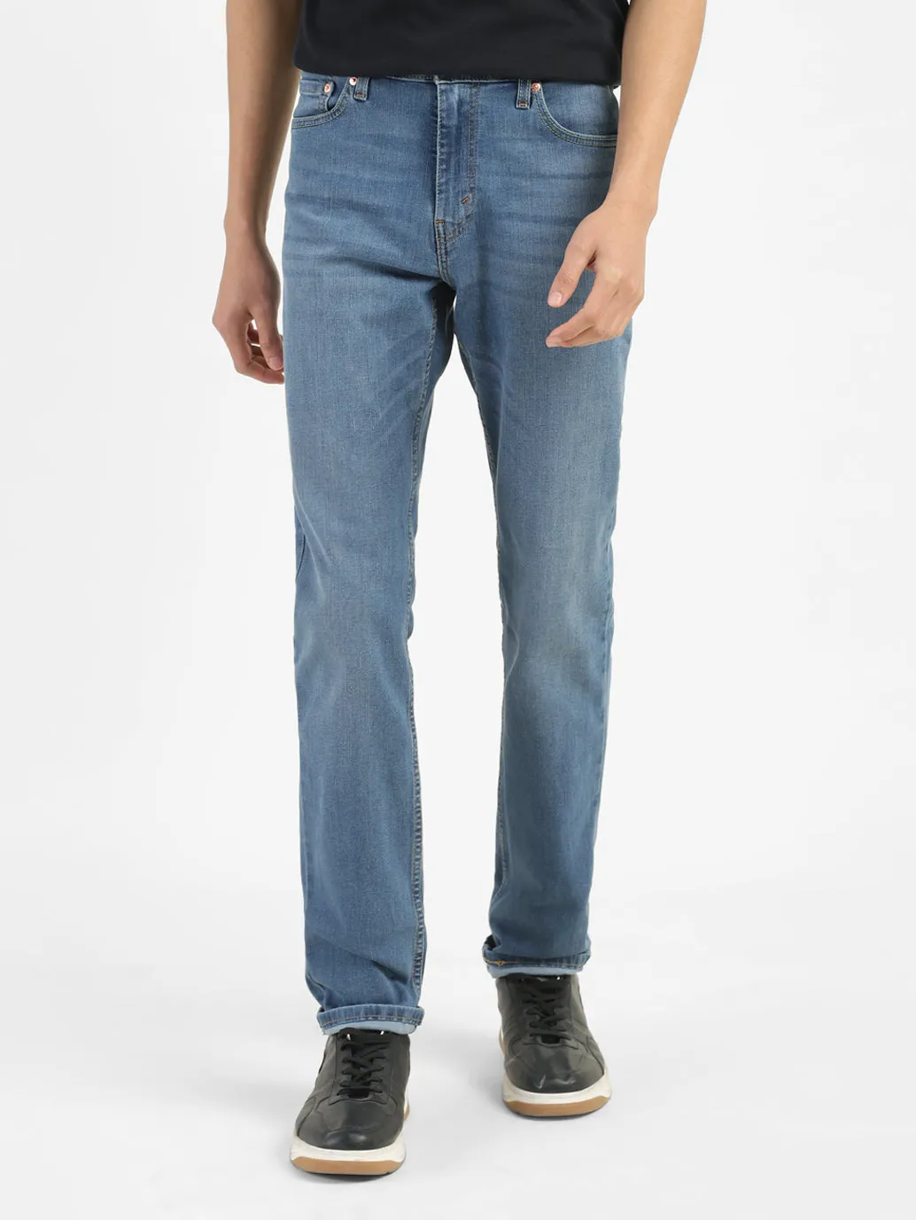 Men's 511 Blue Slim Fit Mid Rise Jeans