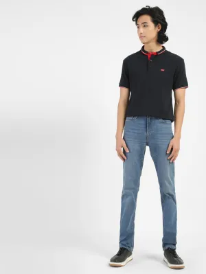 Men's 511 Blue Slim Fit Mid Rise Jeans