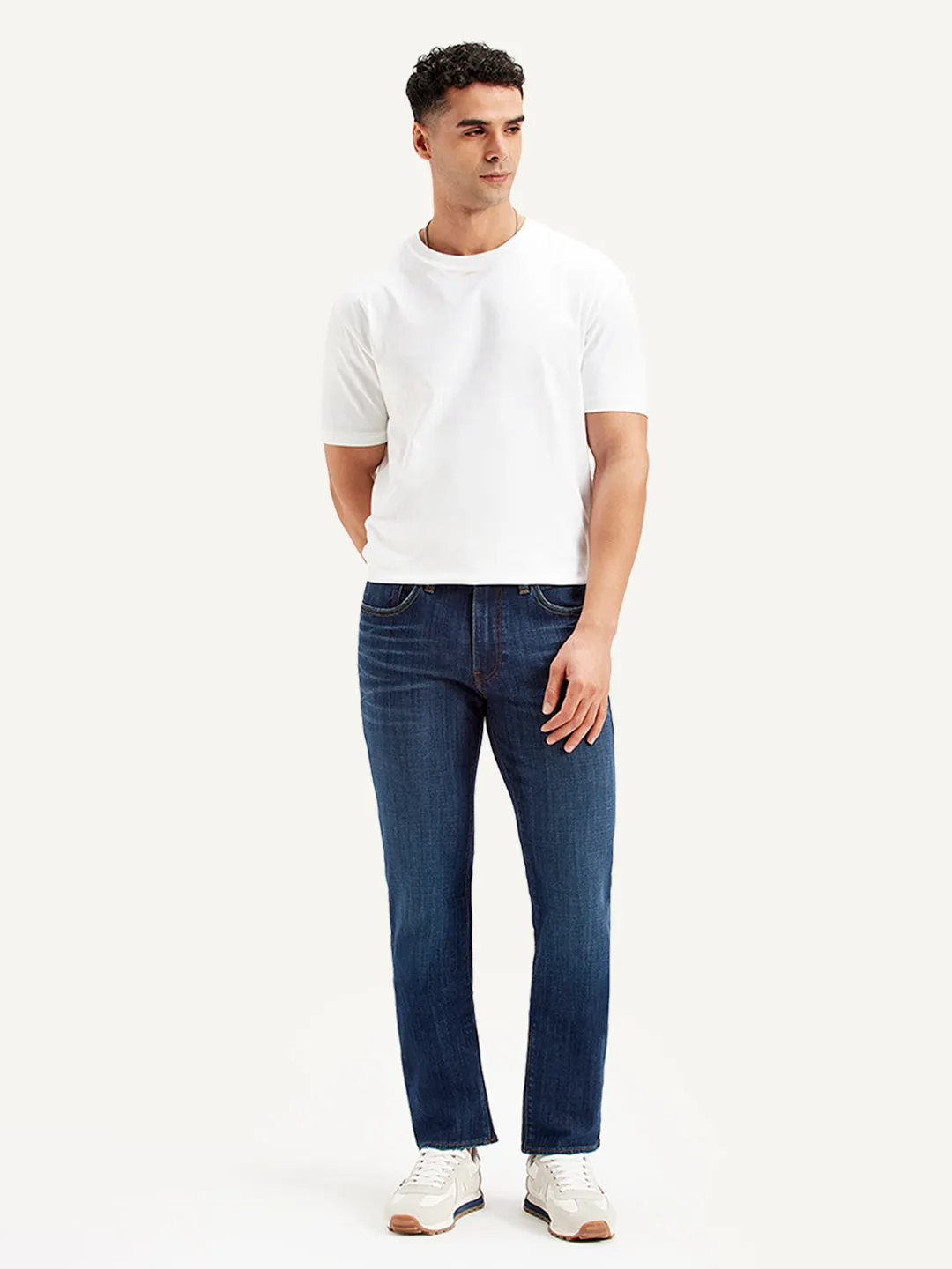 Men's 511 Blue Slim Fit Mid Rise Jeans