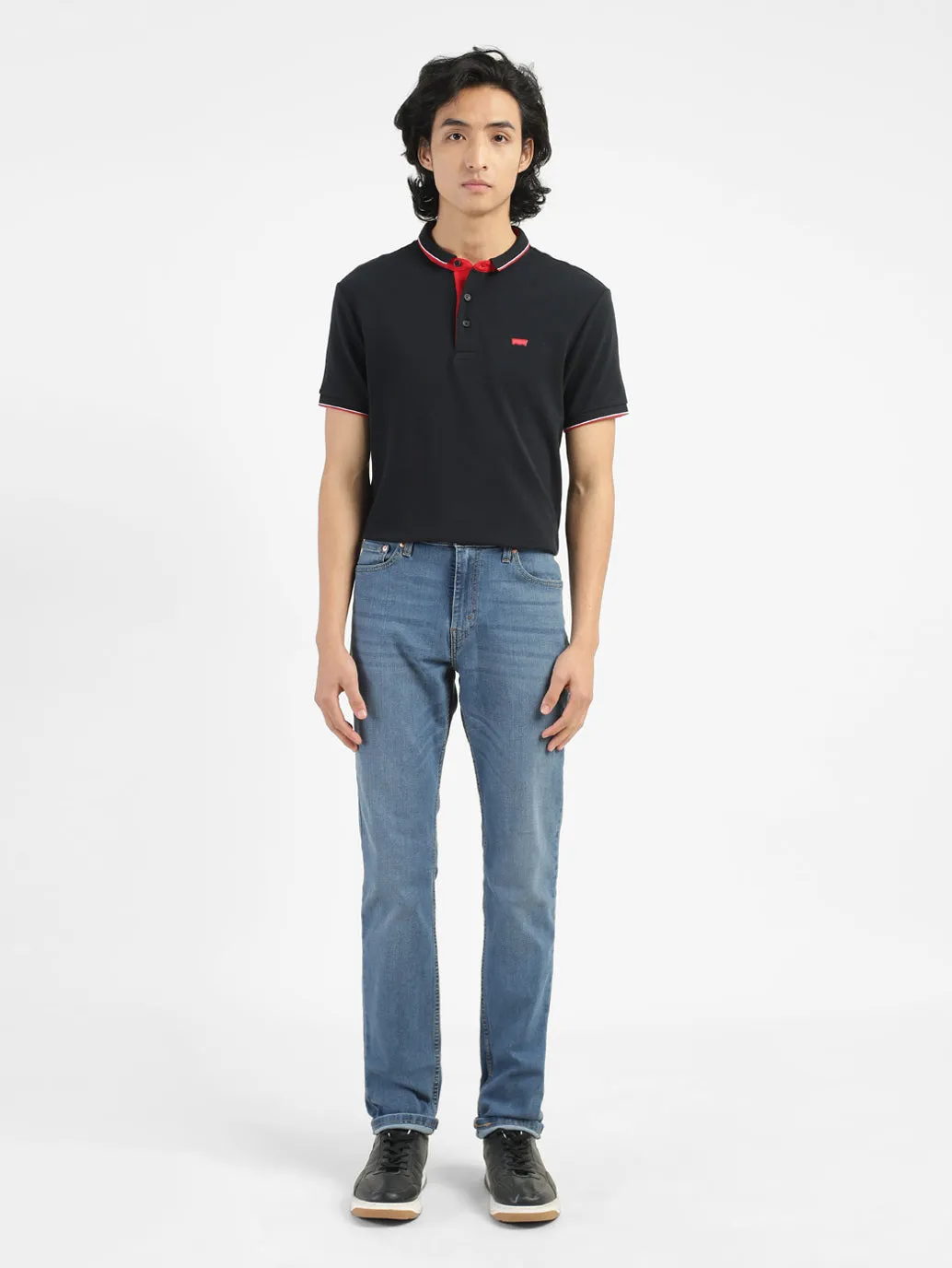 Men's 511 Blue Slim Fit Mid Rise Jeans