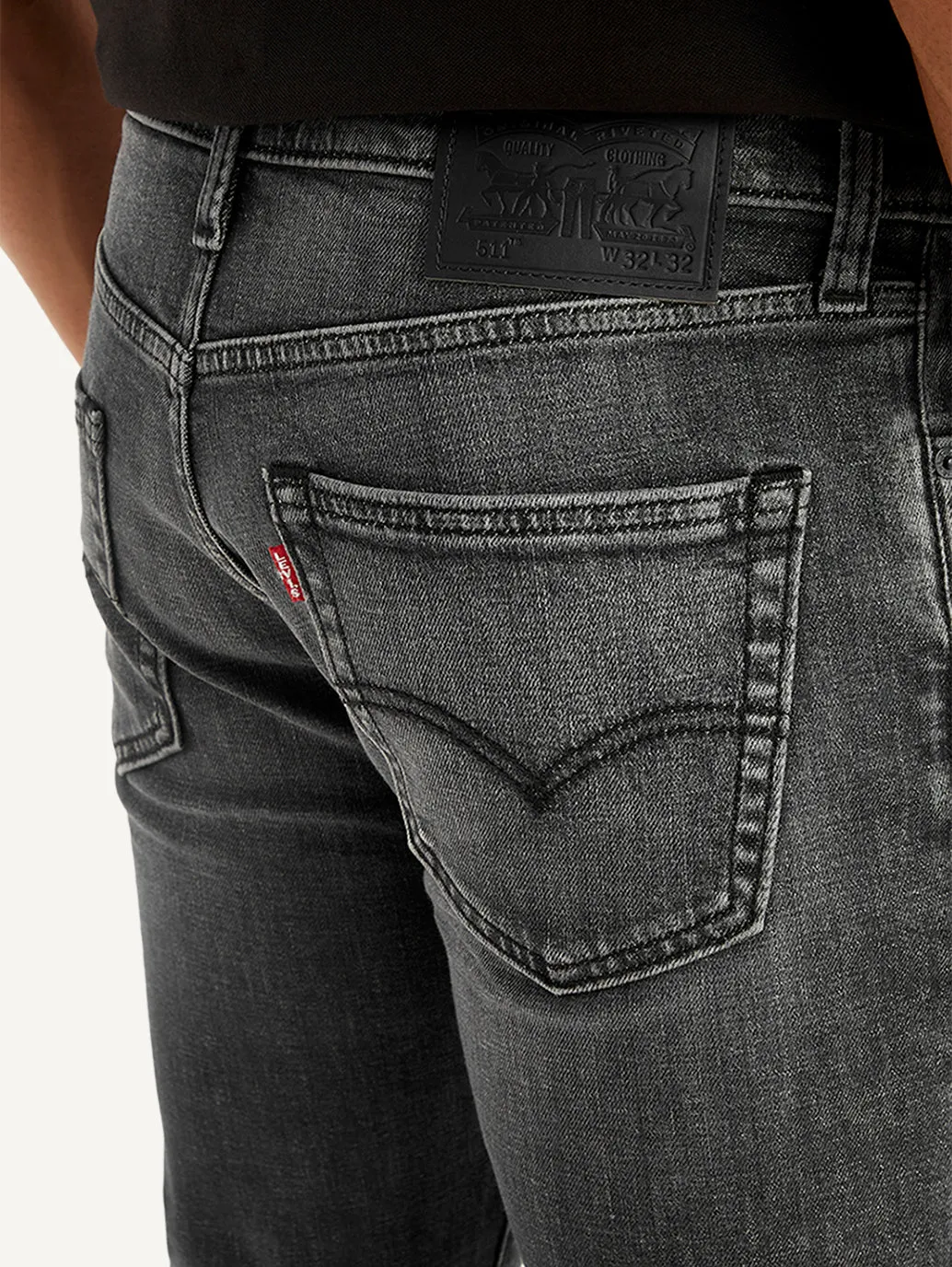 Men's 511 Grey Slim Fit Mid Rise Jeans