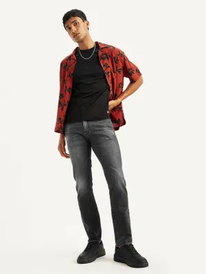 Men's 511 Grey Slim Fit Mid Rise Jeans