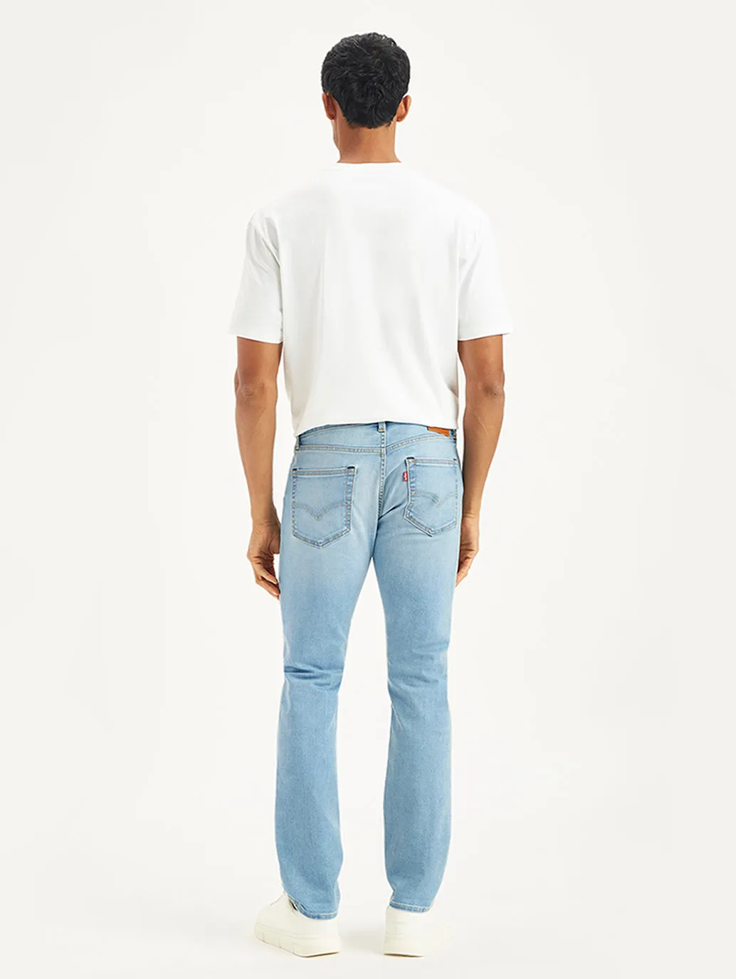 Men's 511 Light Blue Slim Fit Mid Rise Jeans