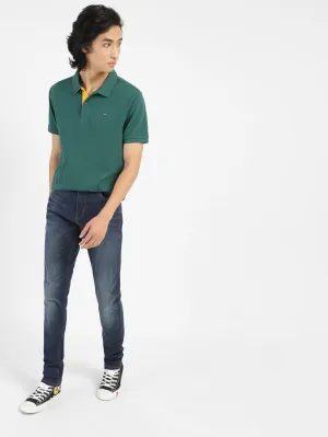 Men's 512 Blue Tapered Fit Mid Rise Jeans