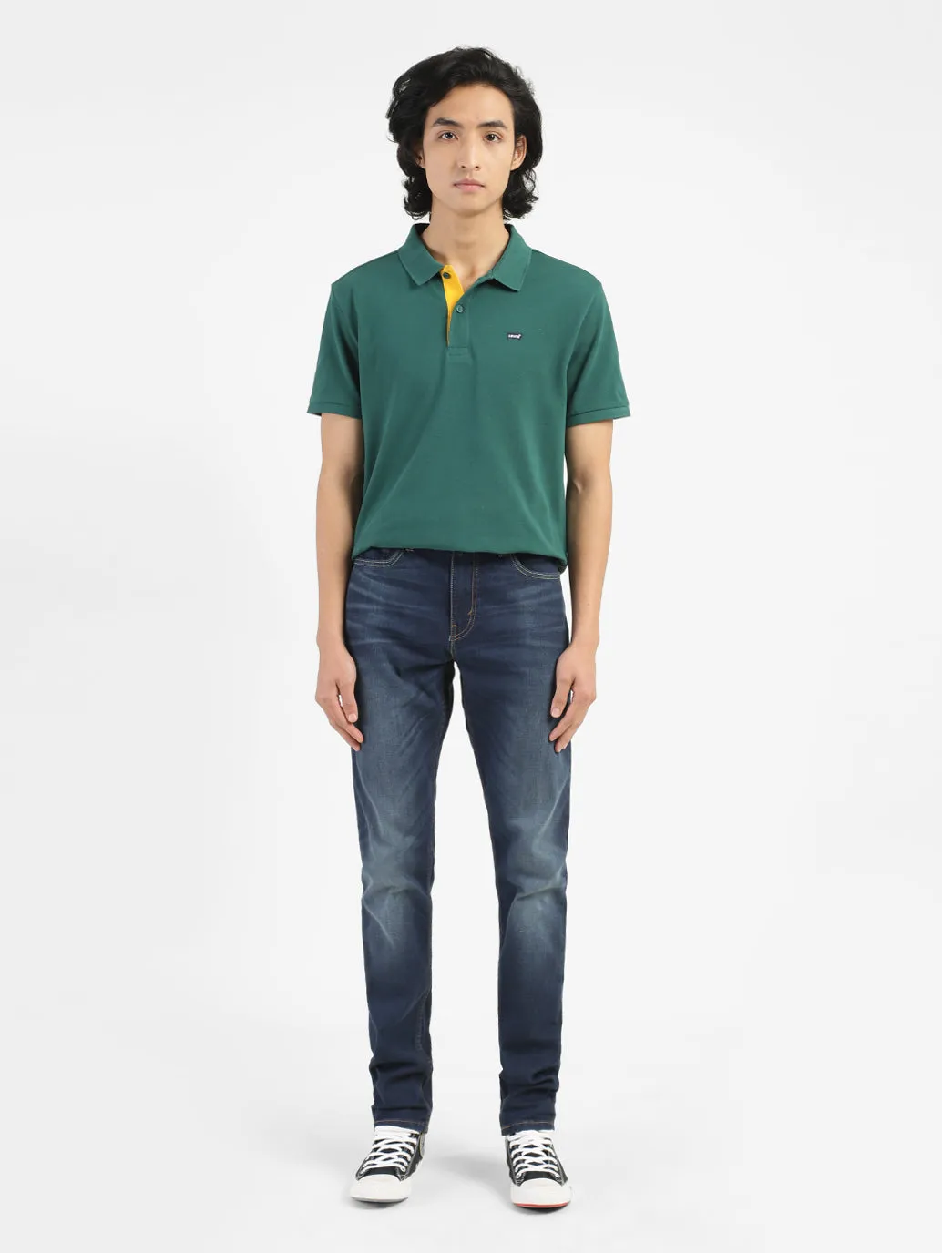 Men's 512 Blue Tapered Fit Mid Rise Jeans